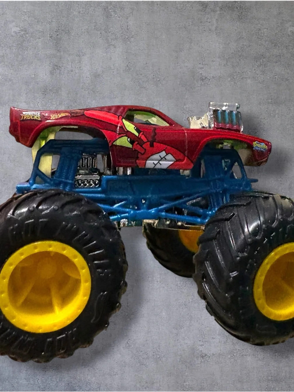 Monster Trucks SpongeBob Bundle - Mr. Krabs, Squidward, Plankton 1:64 Lot